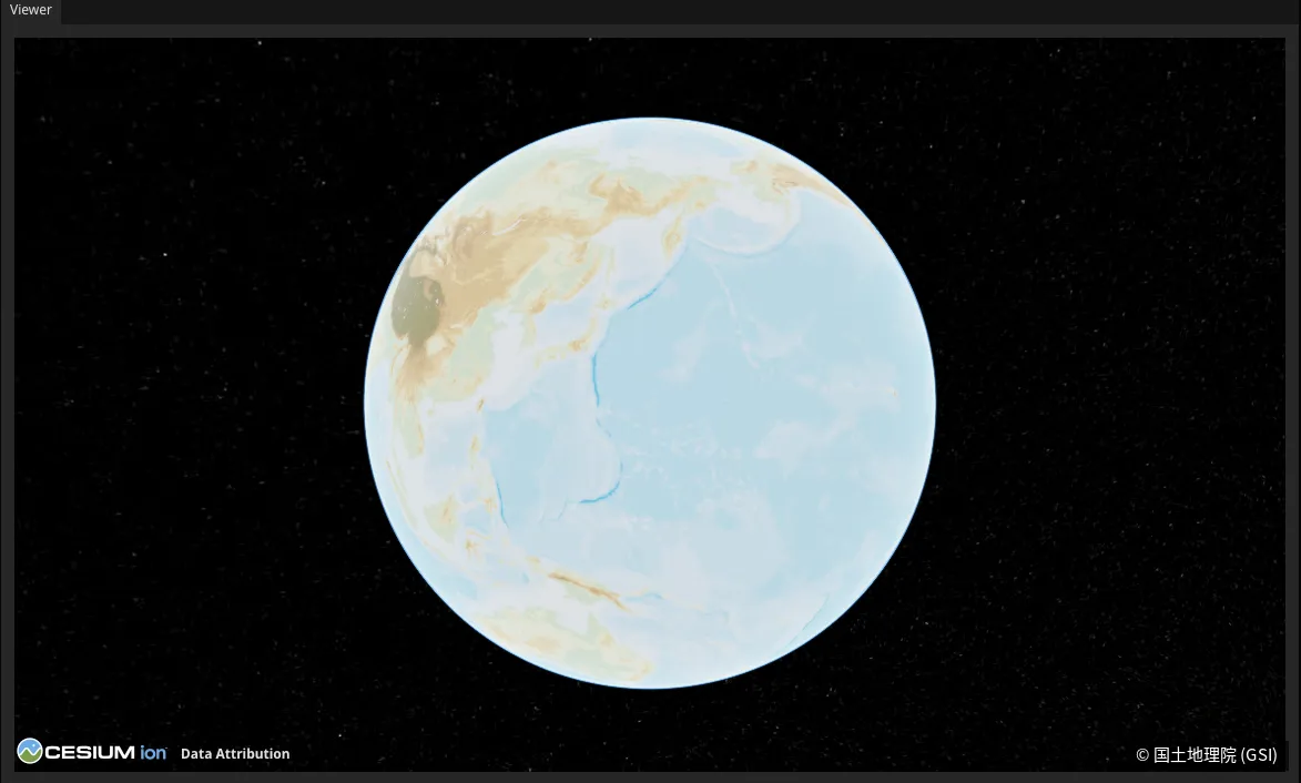 Re Visualizer に表示された国土地理院標準地図の背景地図