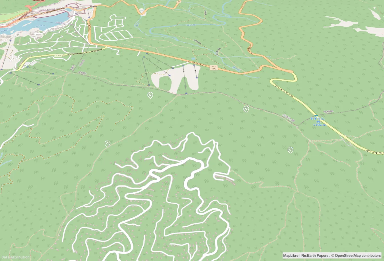 The published Re:Earth Visualizer project, showing the four infrastructure asset markers on a map, read directly from the CMS Public API.