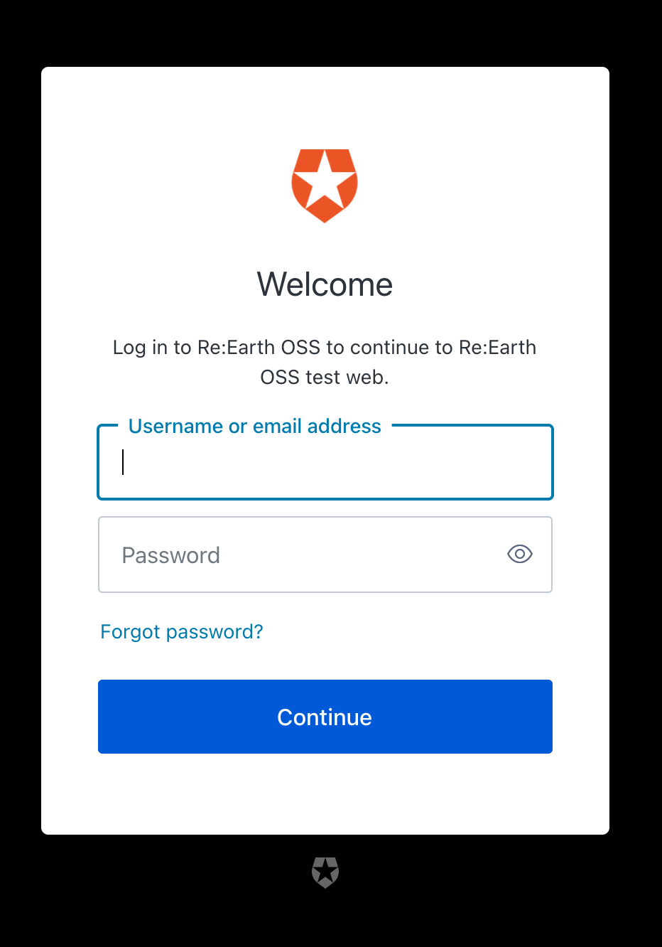 auth0 login page